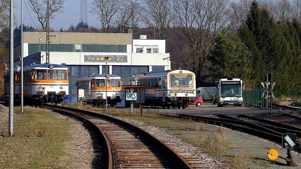 005 fahrzeugaufstellung der sweg am bw neckarbischofsheim nord 26.1.09